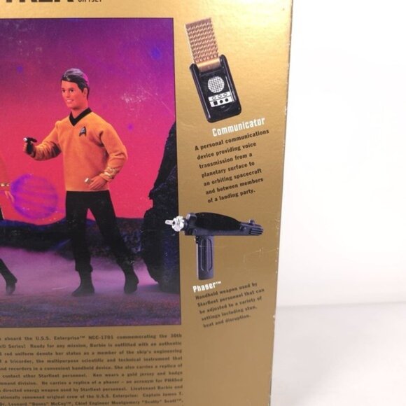 STAR TREK 30th Anniversary Mattel Barbie &‎ Ken Gift Set Collectors 1996 #15006 - Picture 7 of 11